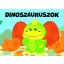 Pancsolókönyv szivaccsal - Dinoszauruszok