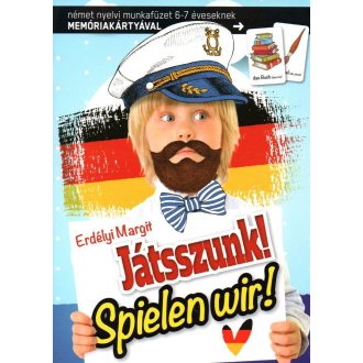   Játsszunk! – Spielen wir! – Német nyelv munkafüzet 6-7 éveseknek memóriakártyával
