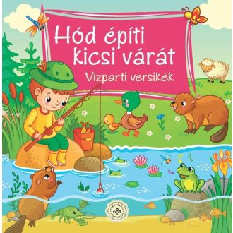 Hód építi kicsi várát
