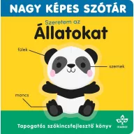   Szeretem az állatokat! – Tapogatós szókincsfejlesztő könyv