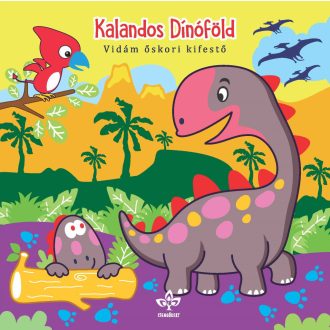 Kalandos Dínóföld – Vidám őskori kifestő