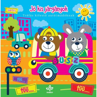 Jó kis járgányok – Tréfás kifestő autóimádóknak