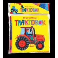 Zörgős textilkönyv - Traktorok