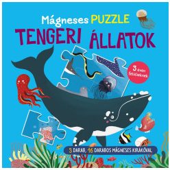 Mágneses puzzle - Tengeri állatok