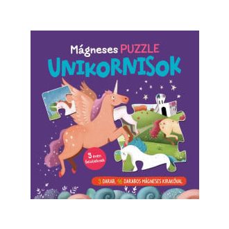 Mágneses puzzle - Unikornisok