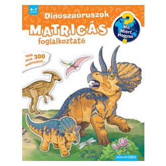 Dinoszauruszok - Matricás foglalkoztató