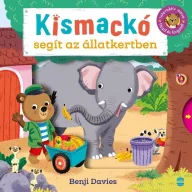   Kismackó segít az állatkertben – Interaktív mese • Húzd és forgasd!